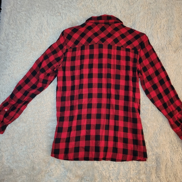 Gap Plaid Button-down Flannel Shirt, Size M - Picture 4 of 5